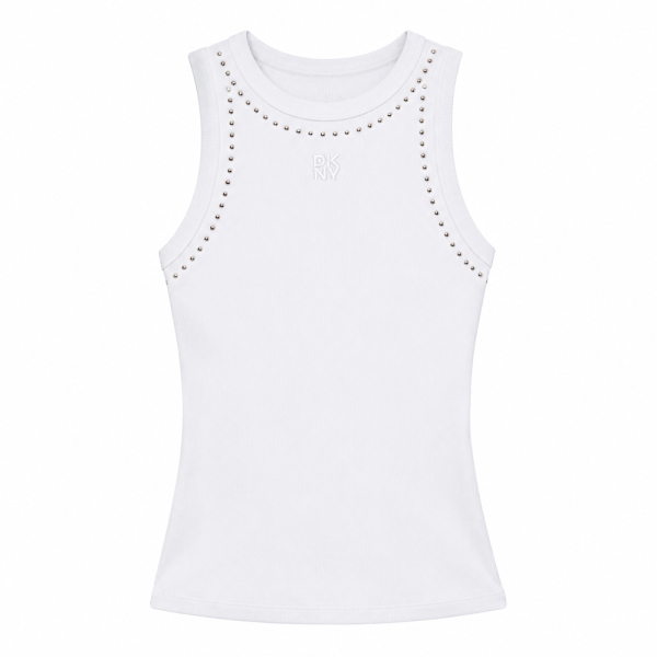 Dkny T-shirts hauts et polos Blanc - T-SHIRT CLOUS DOME - M - Ref 37 €